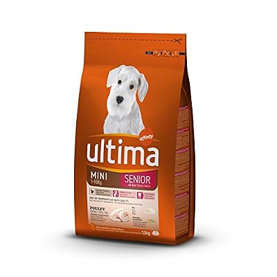 Ultima Croquettes pour Chien Spécial Mini Senior Poulet et Riz 1,5 kg