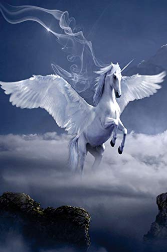 Preisvergleich Produktbild Notebook: Pegasus Clouds 6x9 Lined Journal Notebook 200 Pages