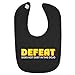 Price comparison product image Cobra Kai Fear Pain and Defeat Do Not Exist in This Dojo Baby and Toddler Velcro Close Bib Black
