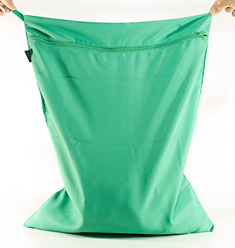 comprare on line Borsa da lavanderia per lavatrice per animali di Petwear | Mantiene all'interno i capelli di cane, gatto e cavallo Funziona con Peluche, Asciugamani, Stuoie e Biancheria da Letto (Verde) prezzo
