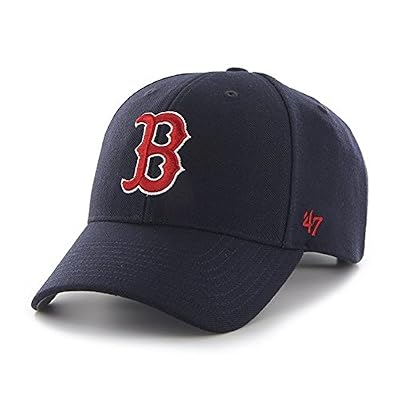 Ž47 Boston Red Sox 47 Brand MLB "MVP" Structured Adjustable Hat Chapeau - Navy