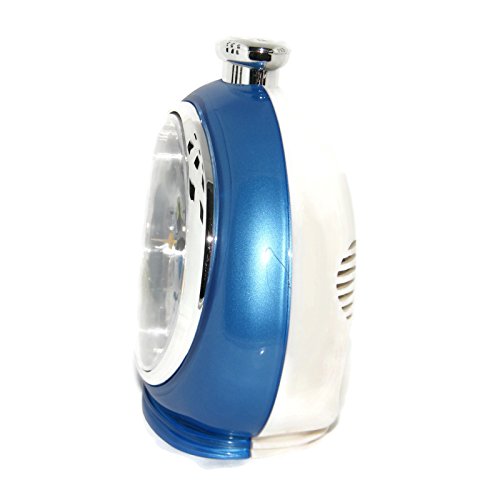 Atlanta Kinderwecker Blau Analog ohne Ticken mit Musik Licht Snooze – 1946-5 - 3