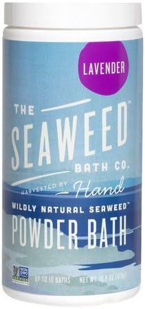 Seaweed Bath Company - Wildly Natural Seaweed Powder Bath with Moroccan Argan Oil Lavender Scent - 16.8 oz. (8-16 Baths) by The Seaweed Bath Co.