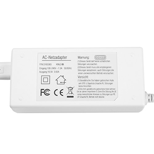 AURSEN 45W 60W 85W MagSafe 1 Netzteil Ladegerät für Apple Macbook, L Form, ersatz Adapter, Weiß - 6