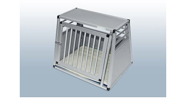 silver dog crate
