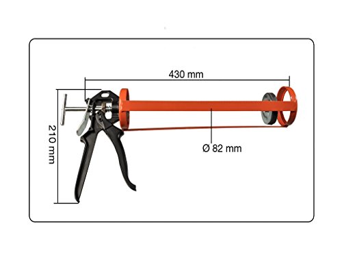 Fugenpistole mit Zubehör 540 mm - 3