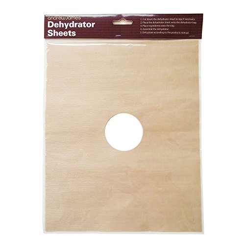 6x Splmaschinensichere, Flexible Drrfolien fr alle Andrew James Drrautomaten und andere kompatiblen Modelle - Rechteckig - Perfekt fr Fruchtleder - Wiederverwendbar, splmaschinensicher und hitzefest