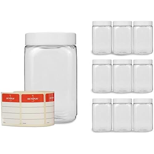 Amazon.co.uk plastic screw top containers Home & Kitchen