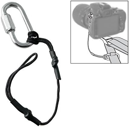 Camera DSLR SLR Secure Strap / Stainless Steel Hook with Screw Lock + Durable Dyneema Safety Harness for Camera Strap Camera Shoulder Strap // by MIND CARE ESSENTIALS