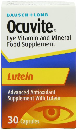Preisvergleich Produktbild Ocuvite Eye Vitamin Mineral Food Supplement Lutein 30 Capsules