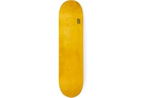 GHETTO BLASTER GHETTOBLASTER Tavola Skateboard Professionale, Principianti, Bambini, Adulti, Blank in Acero 7 Strati, Peso Max 90kg, Modello Small Logo Yellow 8.0”