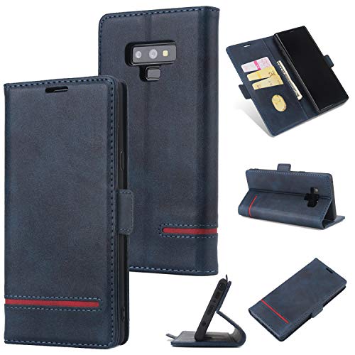 Preisvergleich Produktbild Samsung Galaxy Note 9 Handyhülle [Premium Leder] [Standfunktion] [Kartenfach] [Magnetverschluss] PU Schlanke Leder Brieftasche für Samsung Galaxy Note 9# (3)