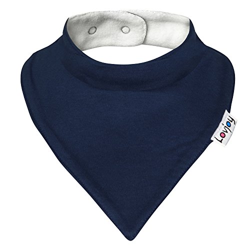 Lovjoy Bandana Geifer Baby Lätzchen (5 PACK – Color Rush ) Super Absorbent & Soft für ultimativen Komfort mit justierbarem Snaps- Netter Baby-Geschenk für Jungen und Mädchen. - 5
