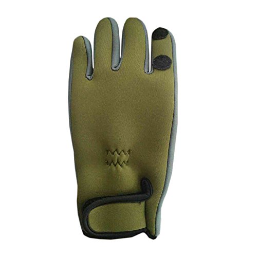 Rosepoem Auntwhale Winter Diving Fishing Gloves Waterproof Anti Slip Warm Windproof Outdoor Hunting Hiking Gift -1Pair