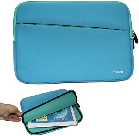 Conze 13¡±Tablet Sleeve Water-resistant Protective Pouch Cover/Brief case Carrying Bag with Front Pocket fits for Acer Chromebook 14 CB3-431 / R13 CB5-312T MTK MT8173 in Blue