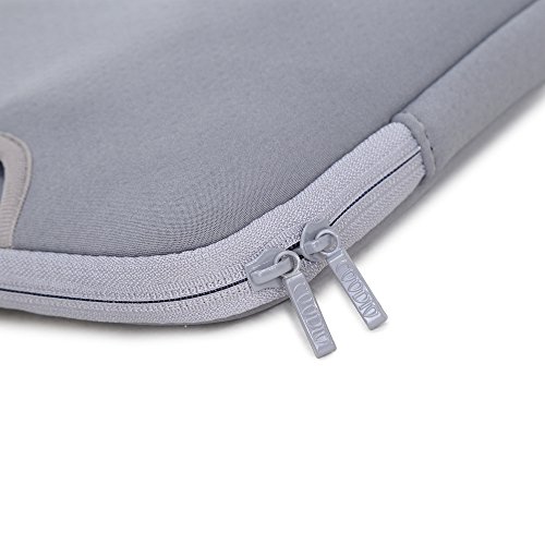 Coodio® Universal 13.3 Zoll Laptophülle Aktentasche Handtasche + Zubehör Tasche für Apple Macbook Air, Macbook Pro Retina (Fit all 13.3 inch ultrabook laptop notebook) – Farbe Grau - 8