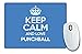 Price comparison product image BLUE Keep Calm and Love Punchball Mouse Mat COLOUR 1323