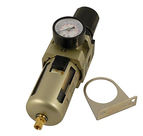 Ölabscheider und Wasserabscheider 1/2" Zoll Wartungseinheit 1 Teilig / Manometer