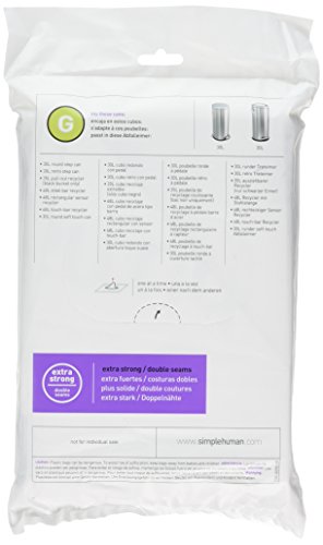 simplehuman code G, passgenaue Müllbeutel, 100 Müllbeutel - 2