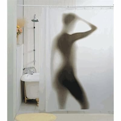 Gift House International Rideau de douche Silhouette sexy