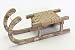 Produktbild Schlitten Weihnachtsschlitten Weihnachtsdeko Bast Holz Deko 46x14x14,5 (205)