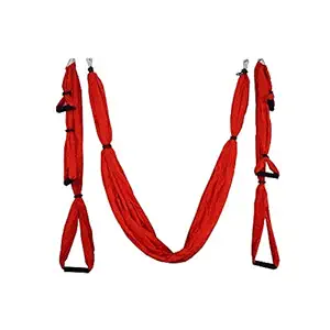 Full Set 6 Handles Anti-Gravity Aerial Yoga Ceiling Hammock Flying Swing Trapeze Yoga Inversion Device Home Gym Hanging Belt