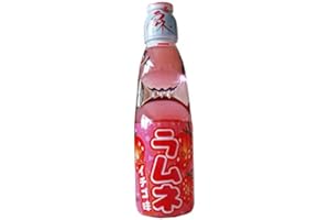 Hatakosen Ramune Soda Saveur Fraise 200 ml (30 bouteilles)