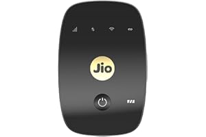 JioFi M2S Black | 4G Wireless Router from Jio | On The Go Device | Video & HD Voice Calls | Connect & Share | Cashback Worth ₹1500*