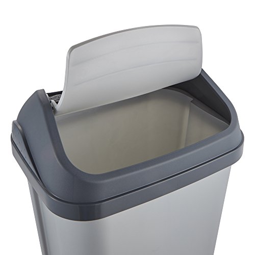 OKT 10307160000 Abfalleimer ‚Swing-Bin‘ 25 L, silber / anthrazit - 4