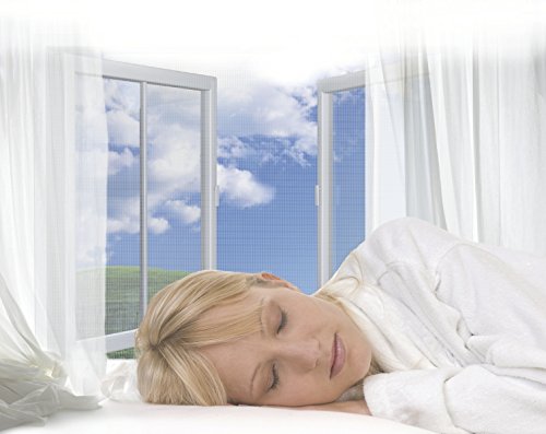 Windhager Pollen-Stop Gewebe, 130 x 150 cm inklusive Klettband, schwarz, 03382 - 6