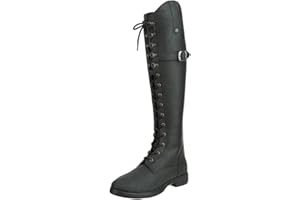SUEDWIND© Leder Reitstiefel für Damen »Longford All Year Waterproof« – Stiefel zum Reiten – Polo-Schnürung, YKK® Reißverschluss & Ortholite®-Innensohle – schwarz o. braun – Gr. 36-43