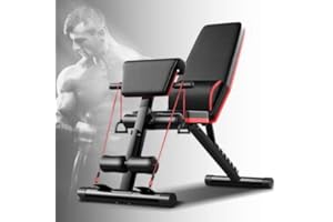 MEHOOSPVN Adjustable Weight Dumbbell Bench Weight Lifting Set, Folding Sit Up Ab Bench Home Training Gym Multiuse Workout Exercise Fitness for bench press shoulder ab muscle training biceps leg