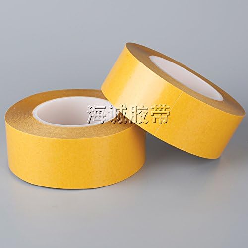 LLZSMJ One Roll/Double-Sided Adhesive/Ultra-Thin/Transparent/No Trace/High Temperature/Strong/Fixed, 9Cm Wide X 50 Meters Long