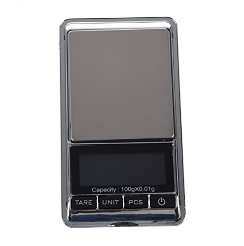 TOOGOO (R) Mini Digitalwaage Taschen Dua Skala mit Abdeckung