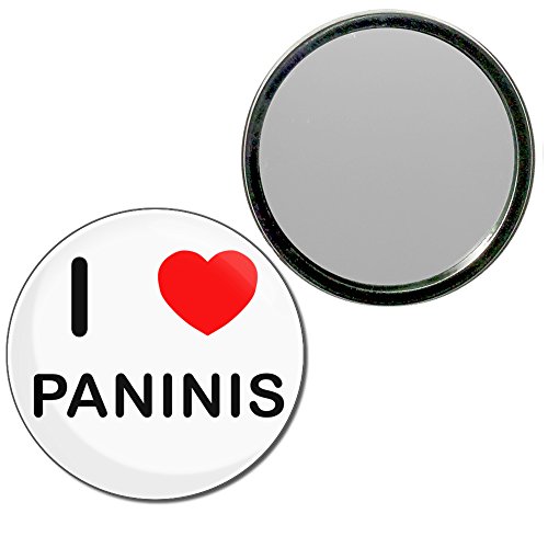 I Love Paninis - 77mm Round Compact Mirror