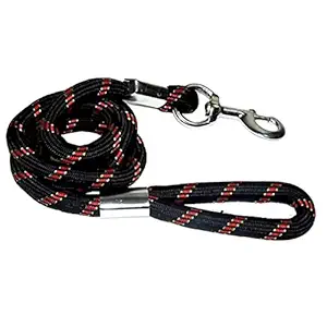 MS Pet House Durable Rope Training Leash for Medium to Large Size Dogs, with Strong Hook Multi Size & Multi Colored (14mm Medium-Large Dog)