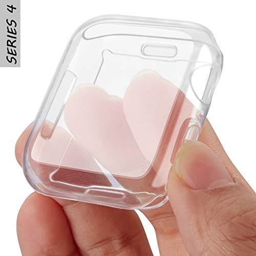 LCM Apple Watch Series 4-44mm Screen Protector - iWatch all-round protective case - TPU Utra-Thin Cover for Apple watch Series 4 - size 44mm