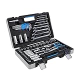 Inklusive praktischem Werkzeugkoffer, in dem die Ratschen kompakt, übersichtlich und stets griffbereit verstaut werden können