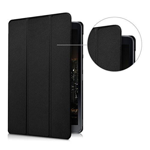 kwmobile Hülle für Samsung Galaxy Tab A 10.1 P580 / P585 (S-Pen) – Smart Cover Case Tablet Schutzhülle Kunstleder – Ultra Slim Tabletcase Schwarz - 8