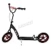 Produktbild FoxHunter Kinder BMX Stunt Scooter Push Kick Jungen Mädchen Erwachsene Atemberaubende Qualität 2 Rollen Slider Striker Drifter schwarz NEU