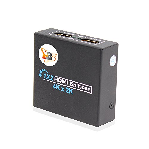 TBS? 2212 HDMI 2-Wege R ¨ ¦ Switch, 1 x 2 2 Ports Splitter, 1 Eintrag ¨ ¦ e 2 Ausgänge, 3D-Support - HD - Amplifier Multiplier 2 T ¨ ¦ l ¨ ¦ Vision, Plasmabildschirme Teiler HDMI/Halterung 4 kx2 K/Halterung HDTV