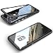 Produktbild nobellgo® 360° Magnet Case Für (Samsung Galaxy S8, Schwarz Hülle Glas Metall Tasche inkl. 3D Full Displayfolie (Samsung Galaxy S8, Schwarz)