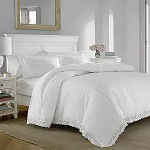 Laura Ashley Annabella Duvet Cover Set, King, White