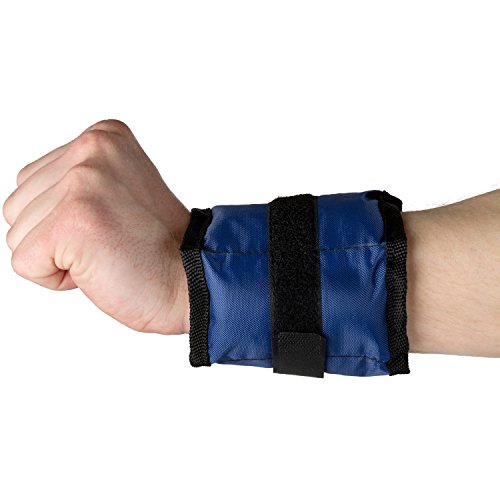 MOVIT 4er Set Gewichtsmanschetten, 2x 500g und 2x 1000g Laufgewichte für Fuß- und Handgelenke - 5