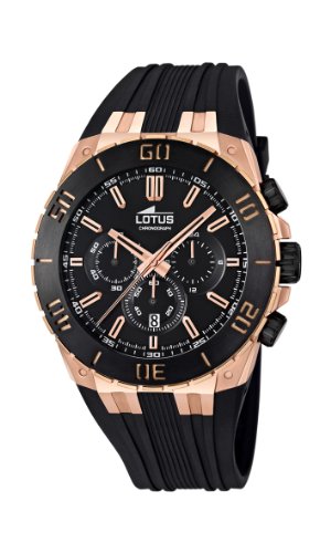 Lotus Herren-Armbanduhr XL Analog Quarz Kautschuk 15804/1 Lotus Herren-Armbanduhr XL Analog Quarz Kautschuk 15804/1
