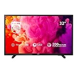 Philips 32PHT4503/05 32-Inch HD Ready LED TV with Freeview HD – Black (2018/2019 Model)