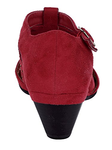 Damen Sandalette mit dekorativen Ziersteinchen by Liva Loop - 3