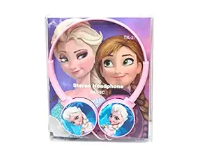 ALWAYS TREND Frozen Wired On Ear Headphone with Mic (Pink)