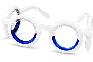 AEIXYA Motion Sickness Lunettes De Protection Pour Voiture Pour Soulager Le Mal Des Transports, Les Maladies De L'Air, Le Mal De Mer,Lunettes Mal Transport,Lunette Mal Des Transports Enfant(Blanc)