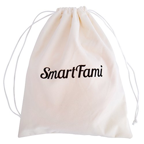 Best waschbar Bio Bambus Stilleinlage mit Wäschekorb und Tuch Tasche von smartfami, wiederverwendbar Stilleinlagen,, wasserdicht, auslaufsicher BH Pads, saugstark, hypoallergen, Stillen - 7